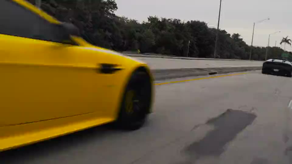 Aston Martin and Lamborghini